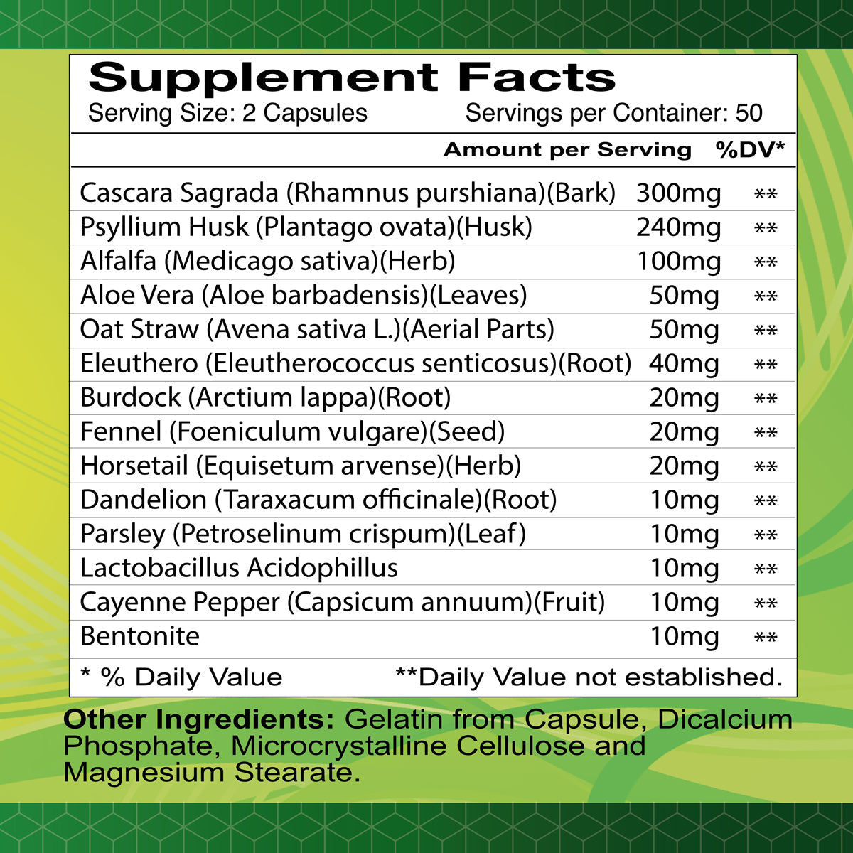 Colcleanser Colon Cleanse & Detox - 100 capsules