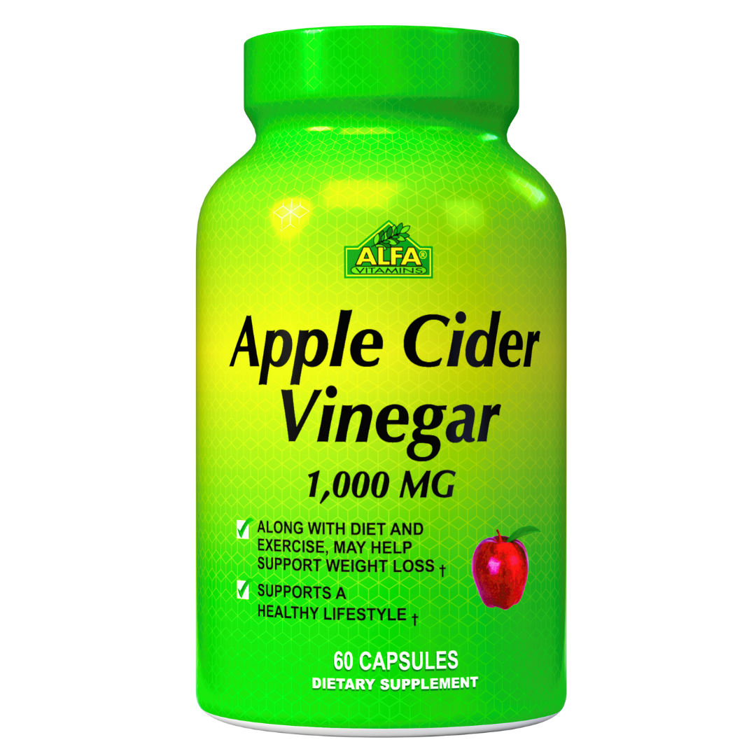 Apple Cider Vinegar 1000 mg 60 capsules - Master Case 48