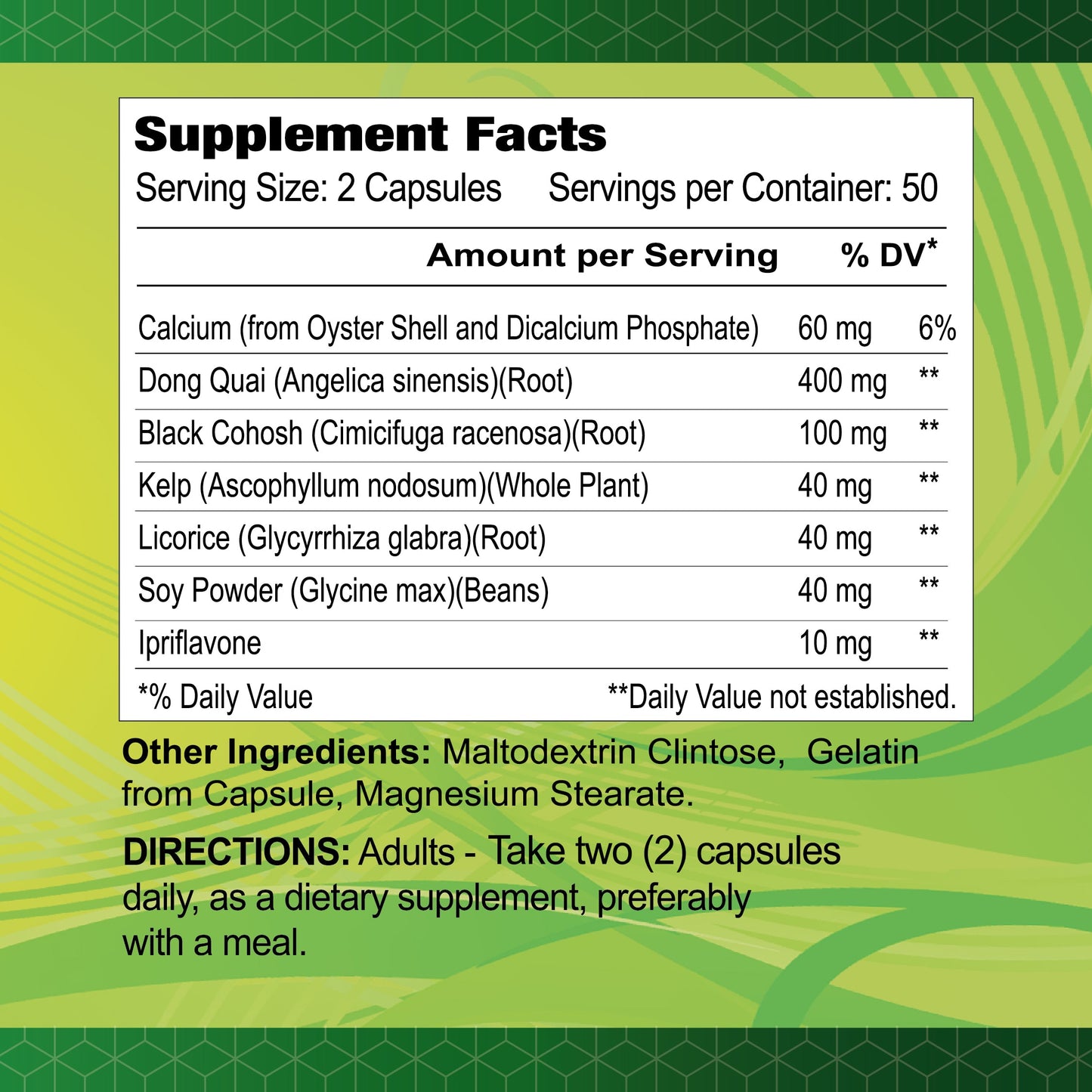 Menopax Women's Formula - 100 capsules