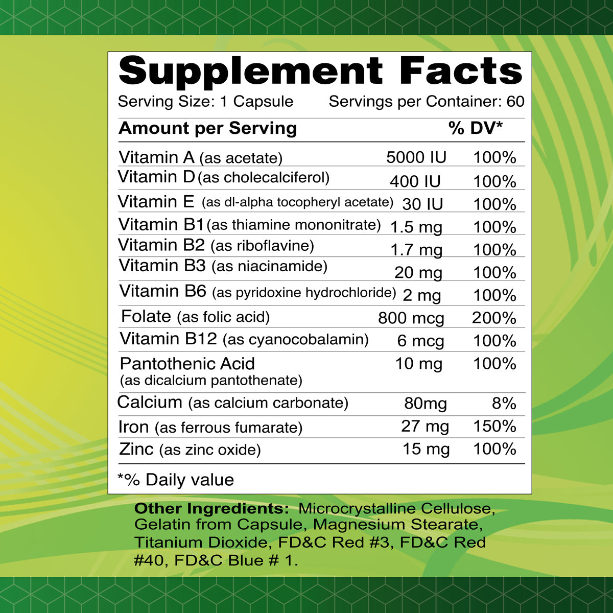 Alfa Prenatal - Before & After Pregnancy 60 Capsules - Master Case 48