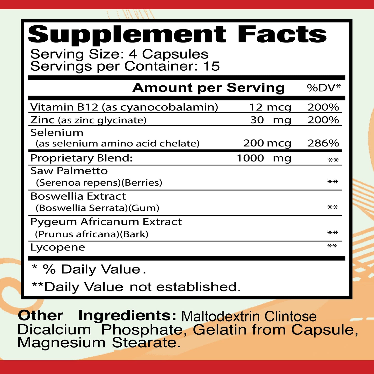 Prosfen Premium Male Formula - 60 capsules