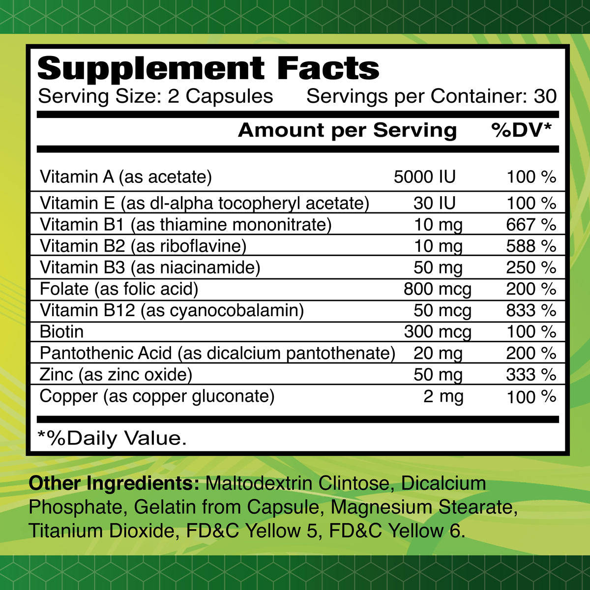 Hair Skin Nails - 60 capsules