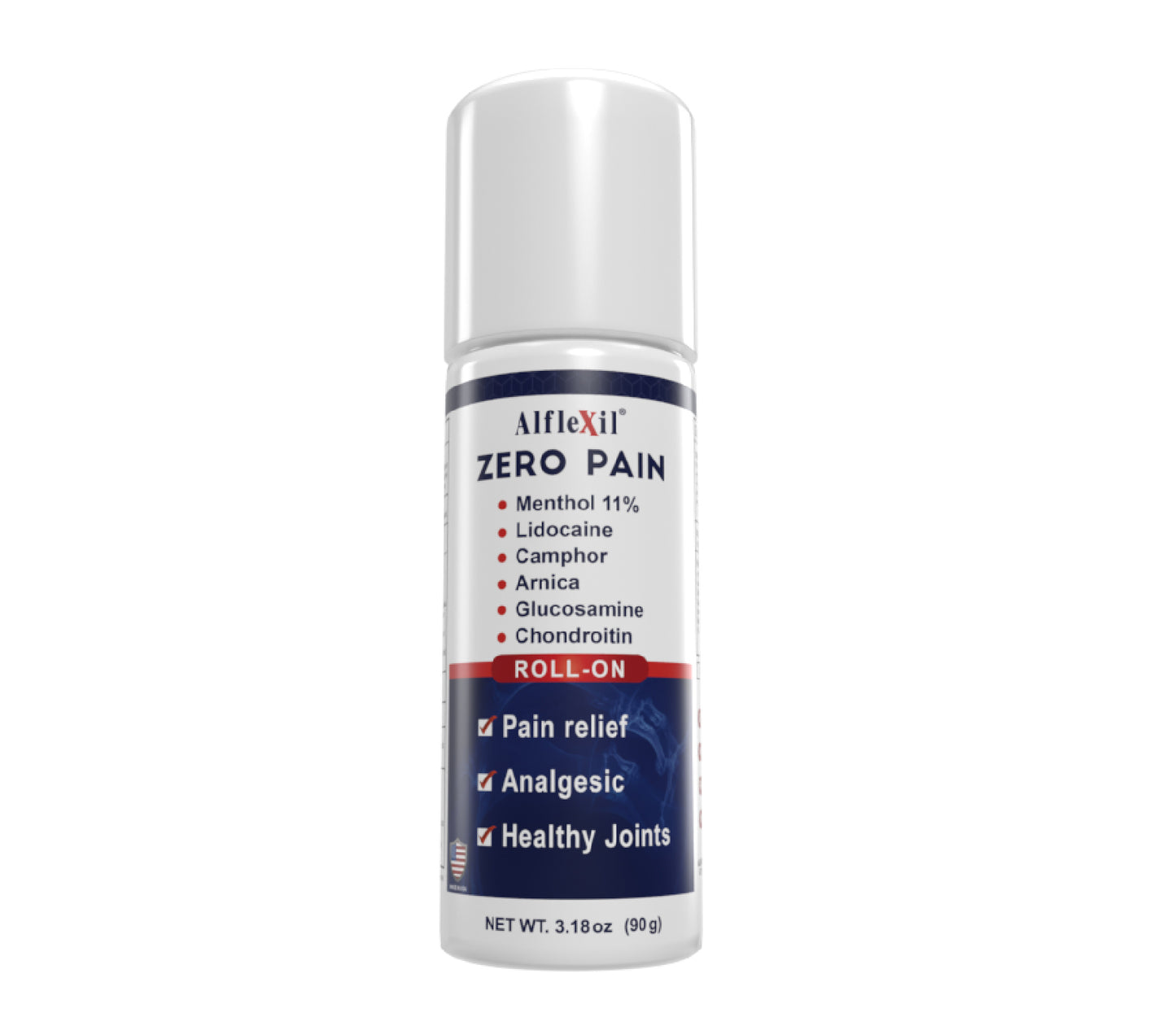 ALFLEXIL Pain Relief Roll-On - 3.18 oz - Master Case 48