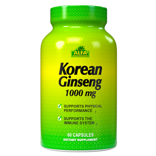 Korean Ginseng 500 mg - 60 capsules