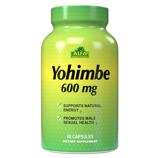 Yohimbe - Male Dietary Supplement with 800mg pure extract - 60 capsules
