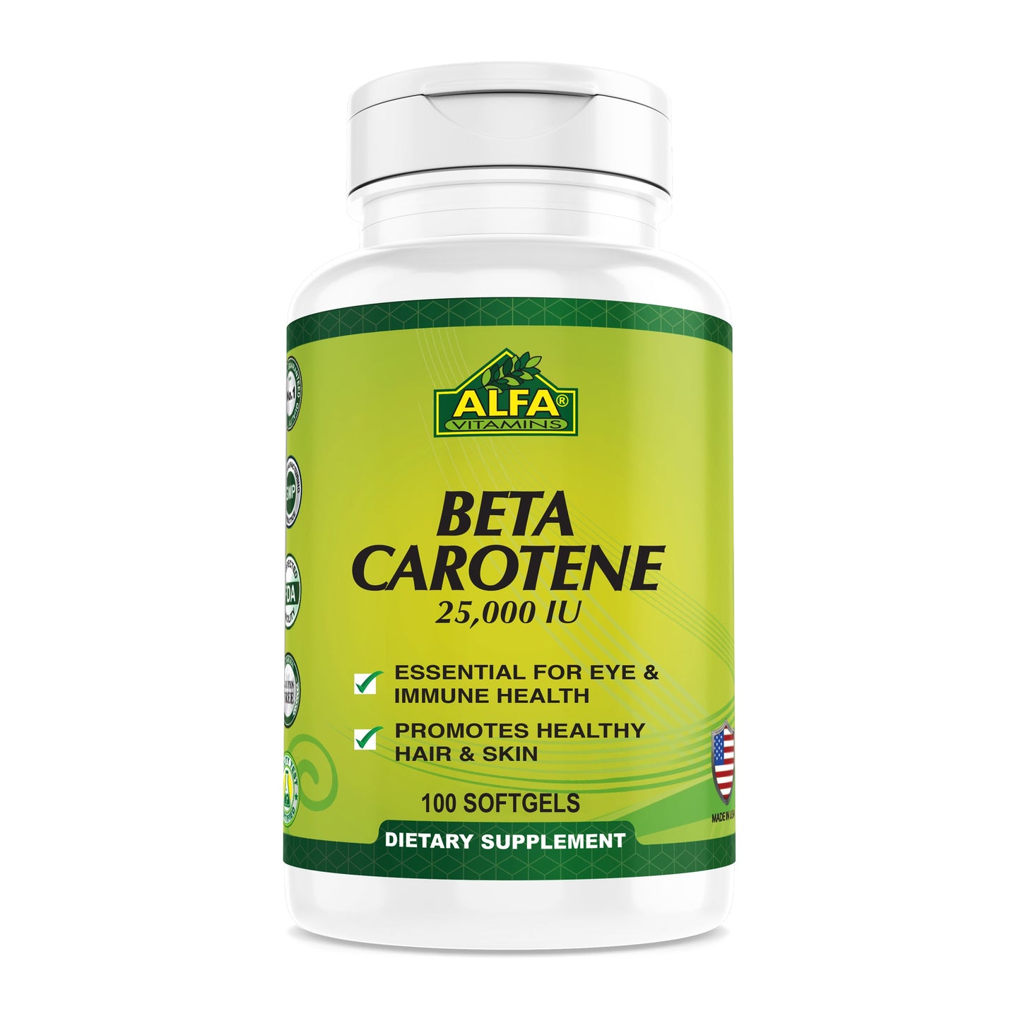 Beta Carotene 25,000 IU 100 softgels  - Master Case 48