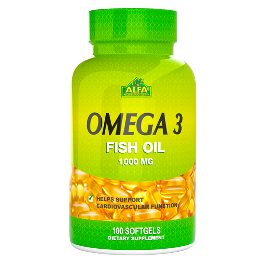 Omega 3 Fish Oil 1000 mg - 100 softgels