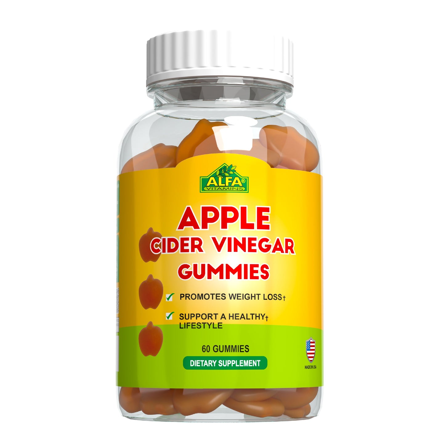 Apple Cider Vinegar Gummies 60 Gummies  - Master Case 48