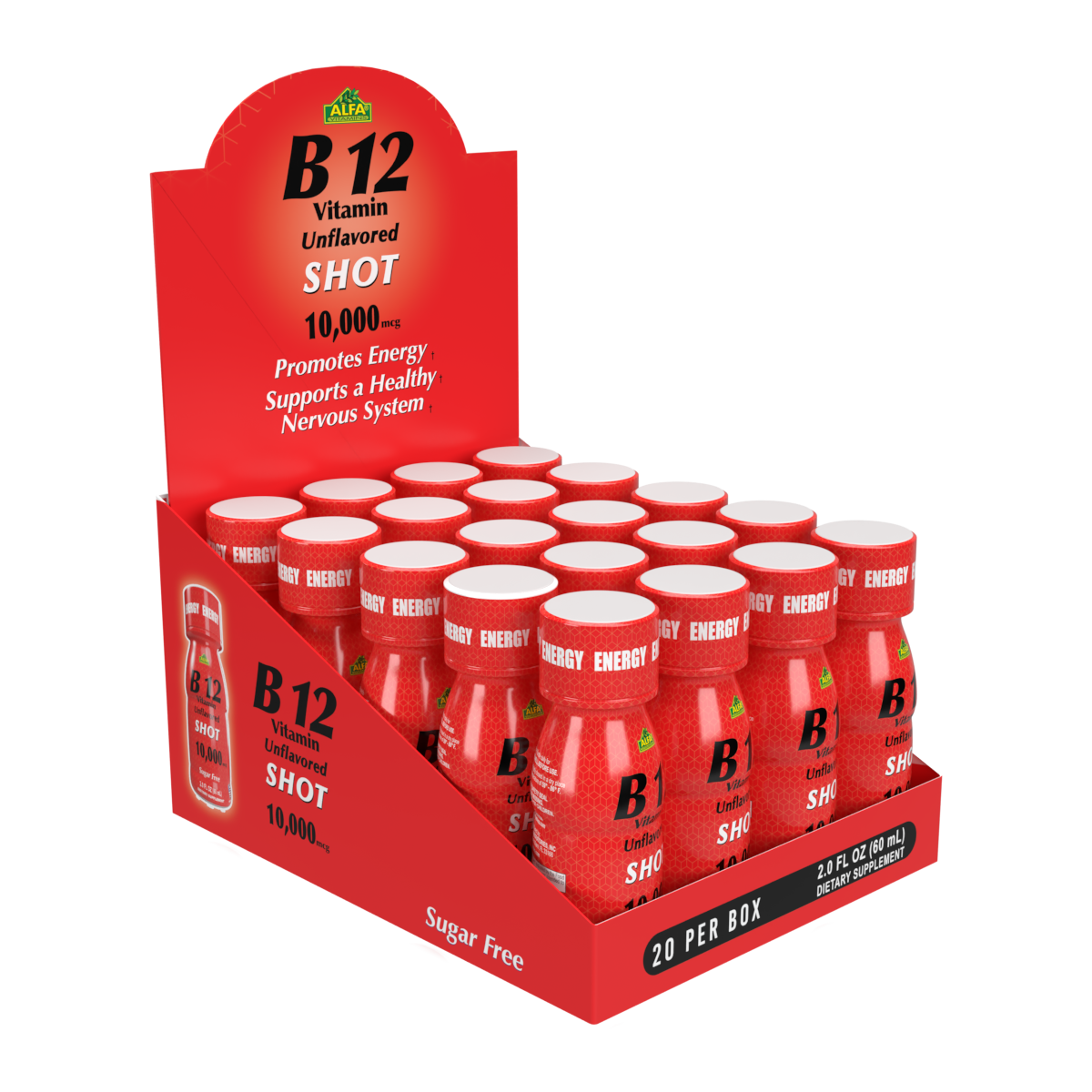 B12 Vitamin Shot with 10,000 MCG  - Master Case 4