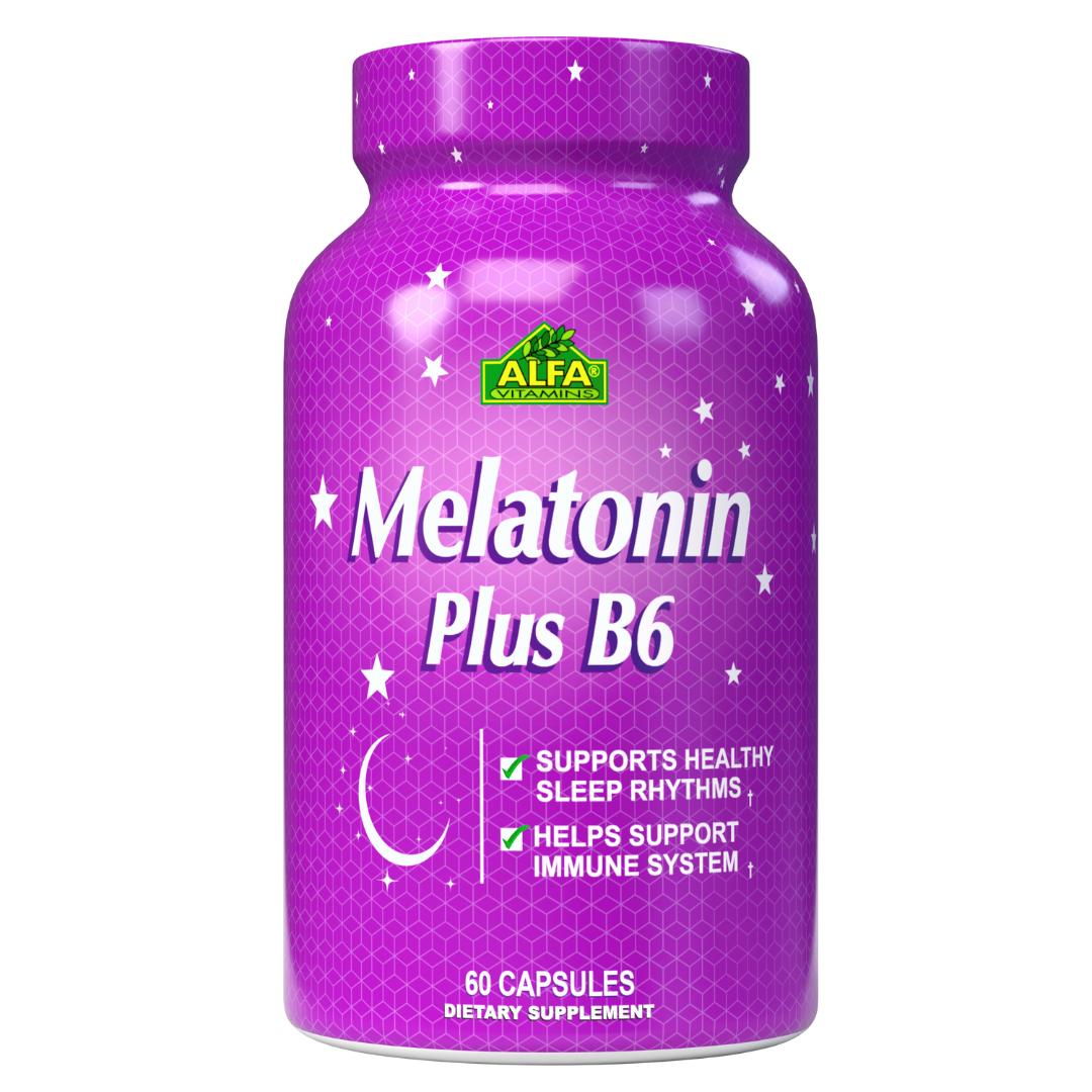 Melatonin Plus B-6 - 60 capsules