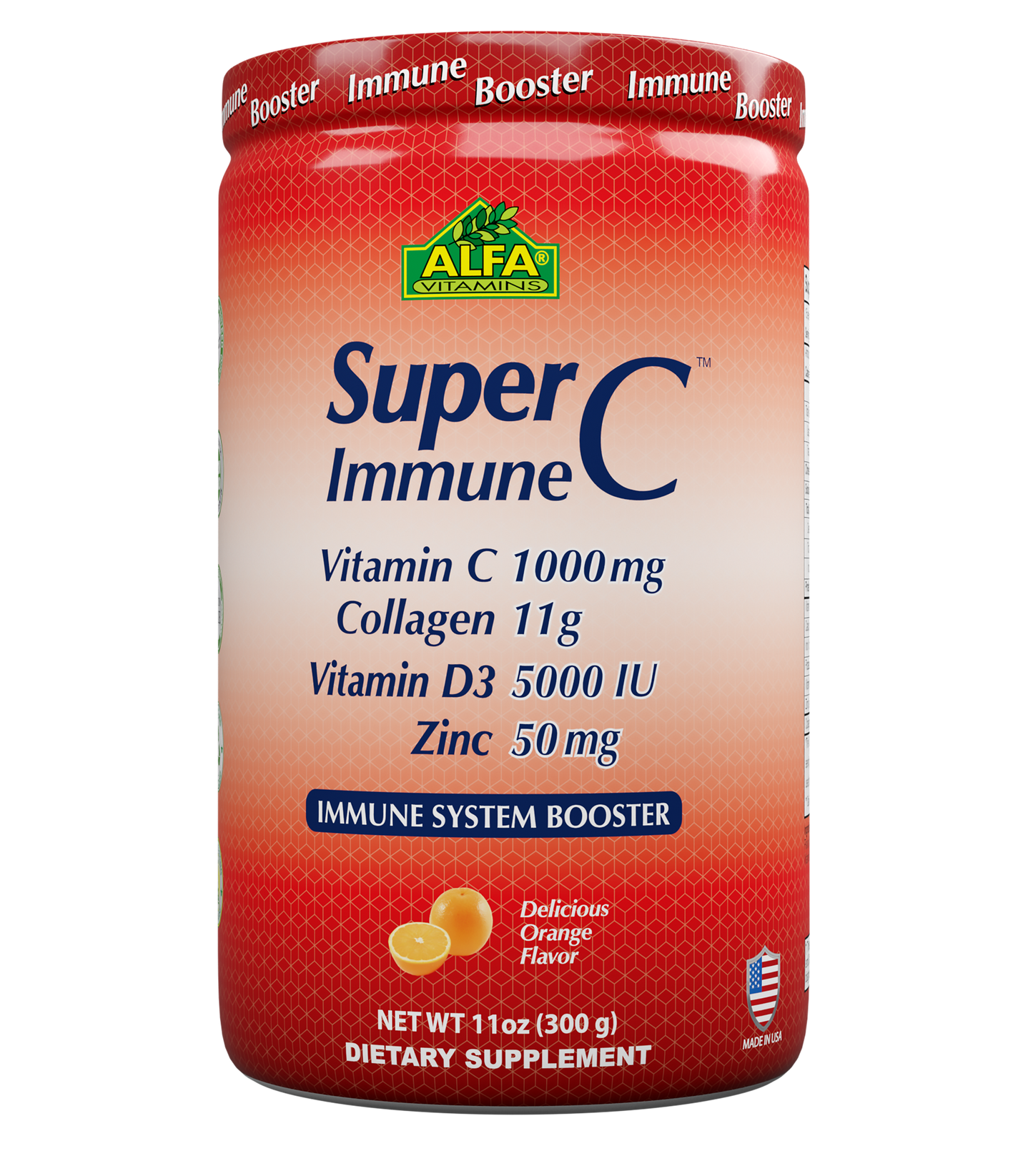 SuperC Immune powder formula - Orange Flavor 11oz