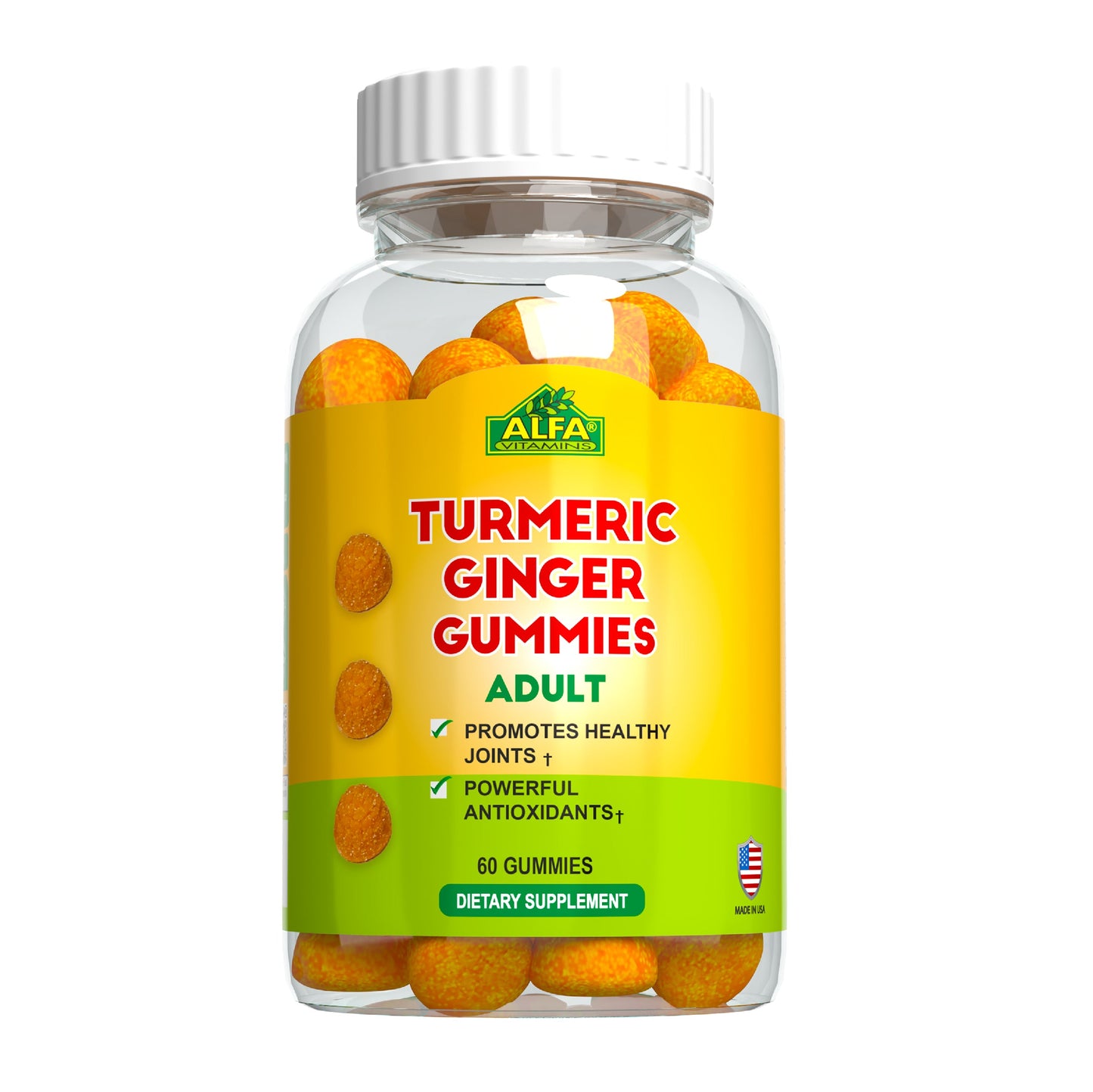 Turmeric Ginger Gummies - 60 Gummies